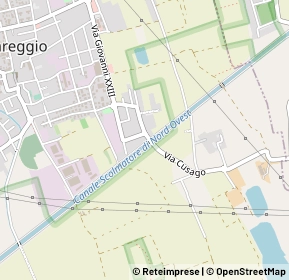 Mappa Via Cusago, 20008 Bareggio MI, Italia (0.24615)