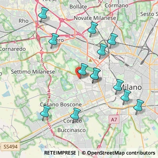 Mappa Via S. Giusto, 20153 Milano MI, Italia (4.27692)