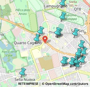 Mappa Via S. Giusto, 20153 Milano MI, Italia (1.27)