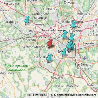 Mappa Via S. Giusto, 20153 Milano MI, Italia (6.11455)