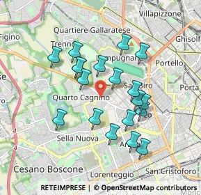 Mappa Via S. Giusto, 20153 Milano MI, Italia (1.60368)