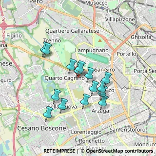Mappa Via S. Giusto, 20153 Milano MI, Italia (1.522)