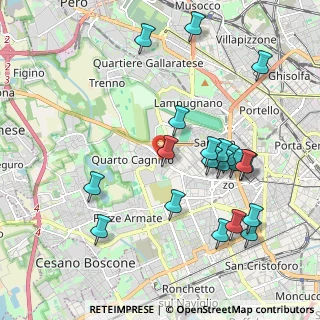 Mappa Via S. Giusto, 20153 Milano MI, Italia (2.155)