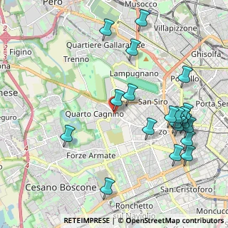 Mappa Via S. Giusto, 20153 Milano MI, Italia (2.3735)