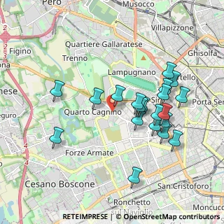 Mappa Via S. Giusto, 20153 Milano MI, Italia (1.826)