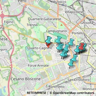 Mappa Via S. Giusto, 20153 Milano MI, Italia (1.991)