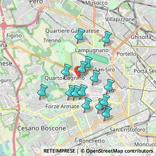 Mappa Via S. Giusto, 20153 Milano MI, Italia (1.58733)