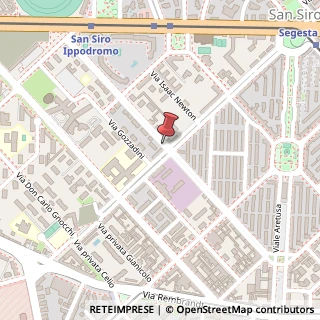 Mappa Via Matteo Civitali, 45, 20148 Milano, Milano (Lombardia)