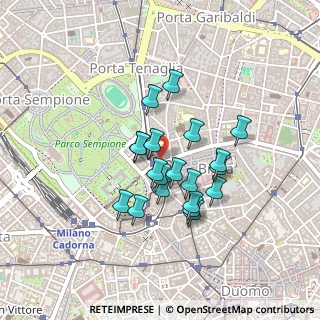Mappa Via Rivoli, 20121 Milano MI, Italia (0.338)