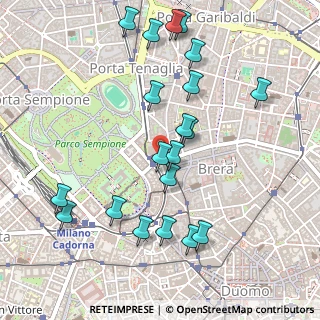 Mappa Via Rivoli, 20121 Milano MI, Italia (0.538)