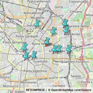 Mappa Via Nino Bixio, 20123 Milano MI, Italia (1.6925)