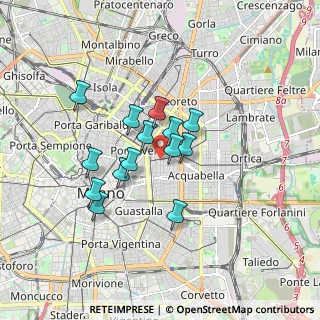 Mappa Via Nino Bixio, 20121 Milano MI, Italia (1.31214)