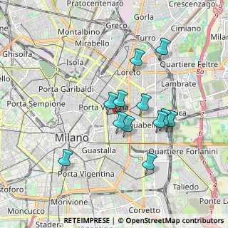 Mappa Via Nino Bixio, 20121 Milano MI, Italia (1.55167)