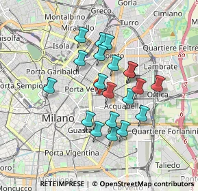 Mappa Via Nino Bixio, 20129 Milano MI, Italia (1.4605)