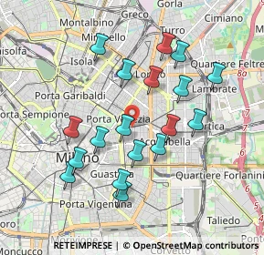 Mappa Via Nino Bixio, 20129 Milano MI, Italia (1.75444)
