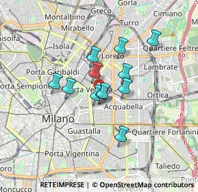 Mappa Via Nino Bixio, 20129 Milano MI, Italia (1.18917)