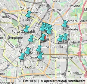 Mappa Via Nino Bixio, 20121 Milano MI, Italia (1.34706)