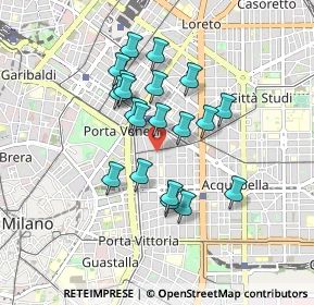 Mappa Via Nino Bixio, 20121 Milano MI, Italia (0.7135)