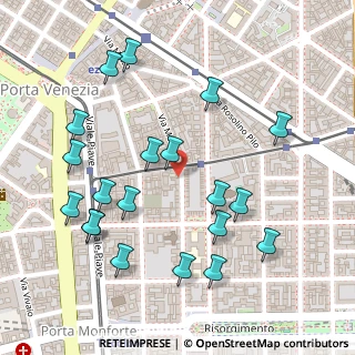 Mappa Via Nino Bixio, 20121 Milano MI, Italia (0.2785)