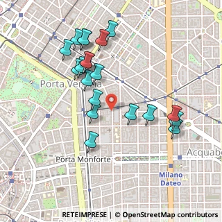 Mappa Via Nino Bixio, 20123 Milano MI, Italia (0.484)