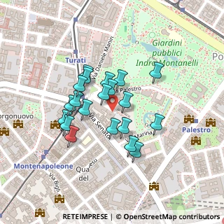 Mappa Piazzale Rodolfo Morandi, 20121 Milano MI, Italia (0.175)