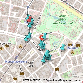 Mappa Via del Vecchio Politecnico, 20121 Milano MI, Italia (0.2235)