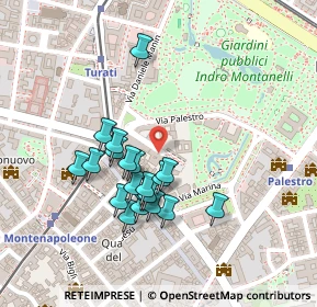 Mappa Via del Vecchio Politecnico, 20121 Milano MI, Italia (0.199)