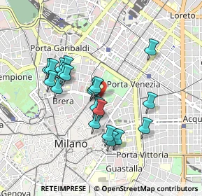 Mappa Via del Vecchio Politecnico, 20121 Milano MI, Italia (0.788)
