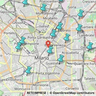 Mappa Via del Vecchio Politecnico, 20121 Milano MI, Italia (2.62429)