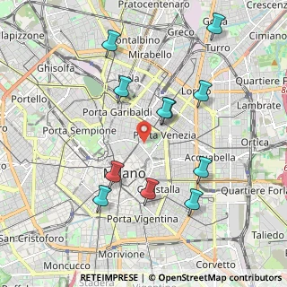 Mappa Via del Vecchio Politecnico, 20121 Milano MI, Italia (1.99818)