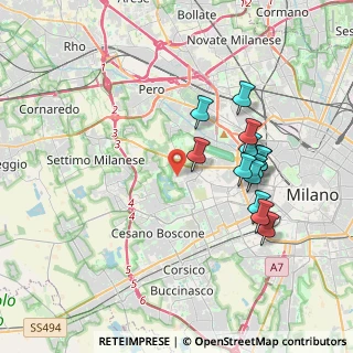 Mappa 20153 Milano MI, Italia (3.56923)