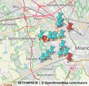 Mappa 20153 Milano MI, Italia (3.13667)