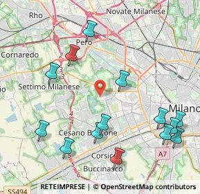 Mappa 20153 Milano MI, Italia (4.87071)