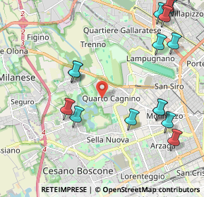 Mappa 20153 Milano MI, Italia (2.56067)