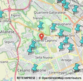 Mappa 20153 Milano MI, Italia (2.9935)