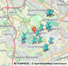 Mappa 20153 Milano MI, Italia (1.77214)