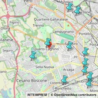 Mappa Via Benjamin Constant, 20153 Milano MI, Italia (3.10455)