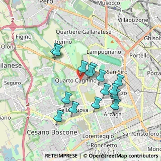 Mappa Via Benjamin Constant, 20153 Milano MI, Italia (1.602)
