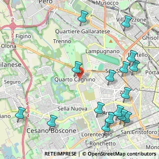 Mappa Via Benjamin Constant, 20153 Milano MI, Italia (2.78188)