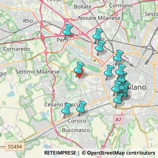 Mappa Via Benjamin Constant, 20153 Milano MI, Italia (4.13)