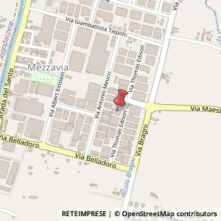 Mappa Via Edison, 11A, 35010 Cadoneghe, Padova (Veneto)
