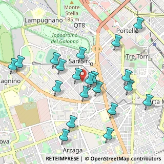 Mappa Piazzale Selinunte, 20148 Milano MI, Italia (1.0685)