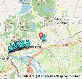 Mappa Via Cavallaria, 10015 Ivrea TO, Italia (1.2365)