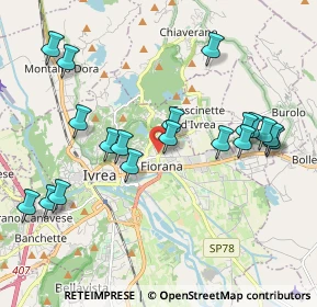 Mappa Via Cavallaria, 10015 Ivrea TO, Italia (2.10947)