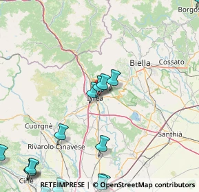 Mappa Via Cavallaria, 10015 Ivrea TO, Italia (25.55688)