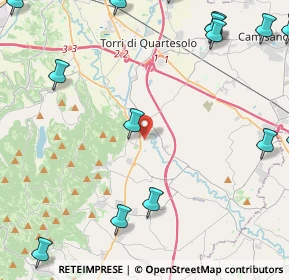 Mappa Via Alessandro Volta, 36023 Longare VI, Italia (7.067)