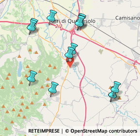 Mappa Via Alessandro Volta, 36023 Longare VI, Italia (4.43308)