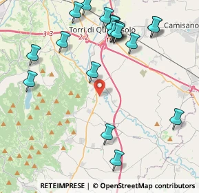 Mappa Via Alessandro Volta, 36023 Longare VI, Italia (4.894)