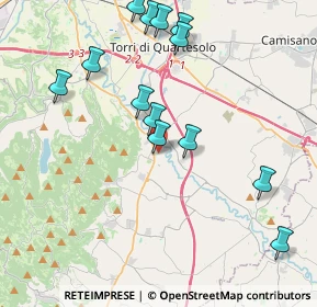 Mappa Via Alessandro Volta, 36023 Longare VI, Italia (4.31231)