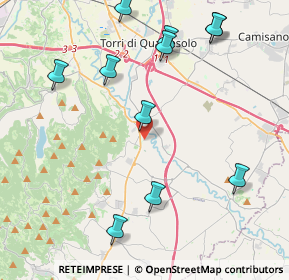 Mappa Via Alessandro Volta, 36023 Longare VI, Italia (4.78273)